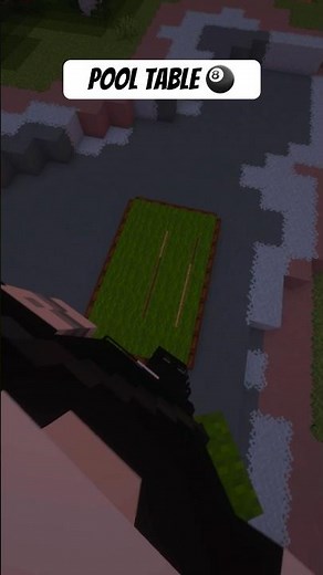 How to Build a Pool Table in Minecraft