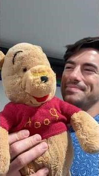 Fixing my Childhood Pooh Bear🧸🍯🥹 #wholesome #poohbear #winniethepooh #relatable