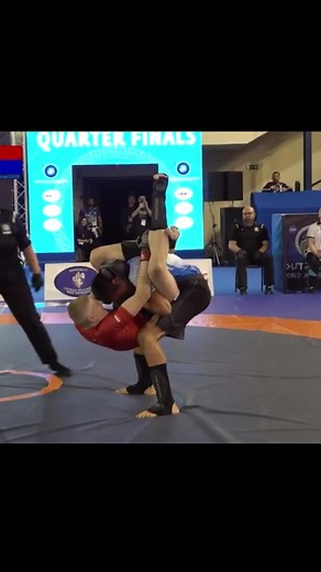 Flying Triangle Move in Pankration Championships