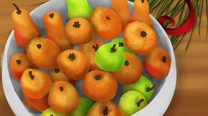 Fresco - Daily Draw: Winter Solstice: Christmas Cookies: Marzipan