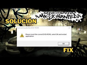 Solution for game error😲 - Need For Speed ​​Most Wanted