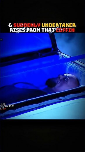 When Undertaker Rises From a coffin 😱