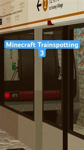 MTR K-Train (Tung Chung Line) Trainspotting (Minecraft) #nxtransit #train #subwaytrain