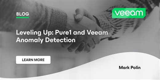 Pure1 and Veeam Anomaly Detection for Cyber Resilience