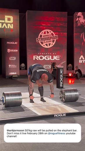 Hafþór Júlíus Björnsson - The Mountain has his eyes set on 501KG at the 2025 Arnold Strongman Classic 💪😤 🎟️ Grab your tickets now via www.arnoldsports.com/tickets | 2025 Arnold Strongman Classic is powered by Rogue Fitness Reign Body Fuel SBD| | Arnold Sports Festival