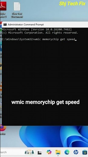 How to Check RAM Speed ​​Using CMD 😱 | No Software | Windows