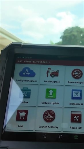 Testing out my new Launch x431 pro to diagnose my gle43 . #launch #mercedes #ytg #diy