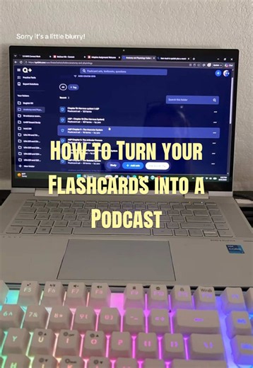 How to Turn Quizlet Flashcards into a Podcast