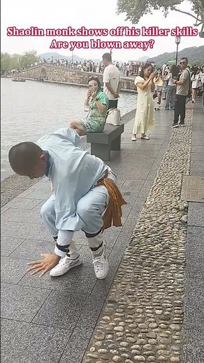 Come witness the Shaolin monk’s Kungfu skills——feeling the shock yet? #Kungfu #Shaolin