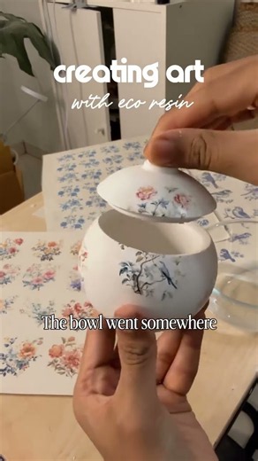 Eco resin memory jar a grandmother's story