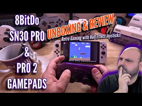 8BitDo SN30 Pro & Pro 2 Gampad Unboxing & Review