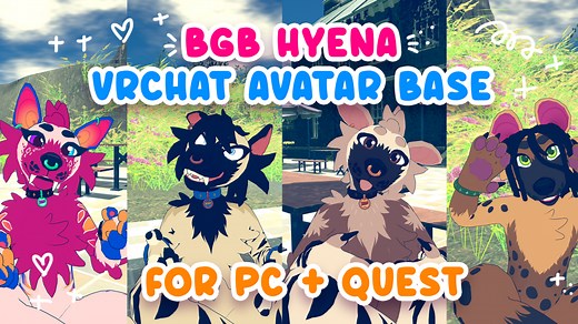 BGB Hyena VRChat Avatar Base