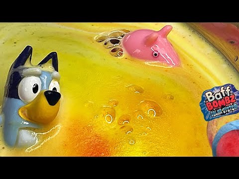 Bluey and Peppa Pig Planet Bath Bombs