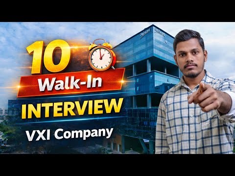 VXI Walk-In Interview Experience 💼 | Just 10 Minutes 😳🫵🫵