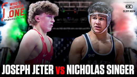 Joseph Jeter vs Nicholas Singer Set For Who's Number One On October 11 - FloWrestling