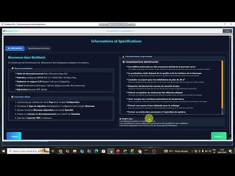 Comment Utiliser le Logiciel BioWatch Pro: Partie 1