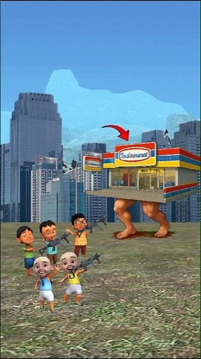 UPIN IPIN DAN KAWAN KAWAN PERANG MELAWAN ANOMALI INDOMARET‼️