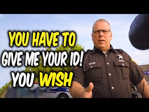 Cop Tries to Force ID… Gets OWNED and Takes a Walk Instead! | ID Refusal First Amendment Audit