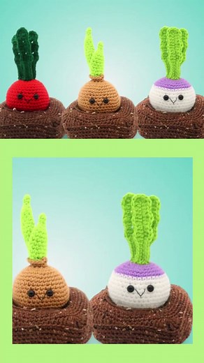 Free Fruit and Vegetable Crochet Patterns to Try 17 Amigurumi #crochet #crocheting
