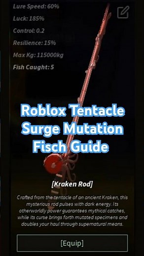 Roblox Tentacle Surge Mutation Fisch Guide #roblox #robloxfisch #robloxfischtentaclesurgemutation