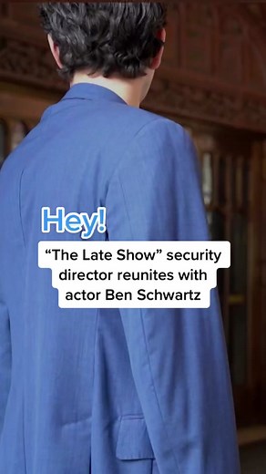 Ben Schwartz (@rejectedjokes) got his start as a page at “The Late Show with David Letterman” — and he says Security Director Bill Delace gave him place to sleep between gigs. #benschwartz #actor #reunion #cbsmornings #sonic2