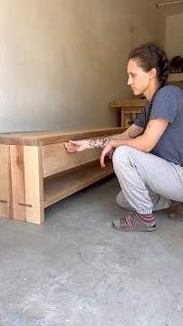 Making a Bench with Drawers from Start to Finish