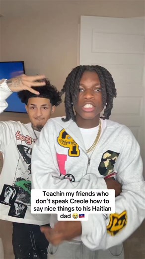 Salovens Dimanche on Instagram: "Teachin my friend how to speak creole🤣🤣 #explore #haiti🇭🇹"