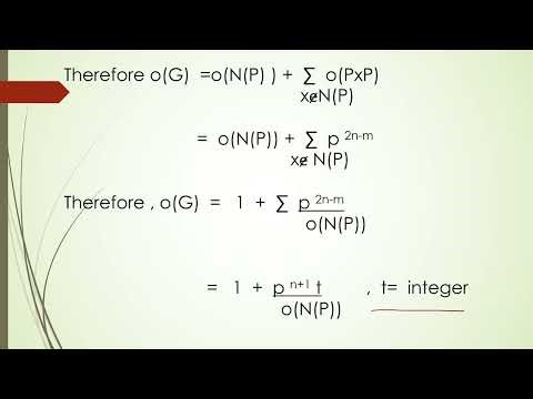 SYLOW'S THIRD THEOREM || Advanced Abstract Algebra