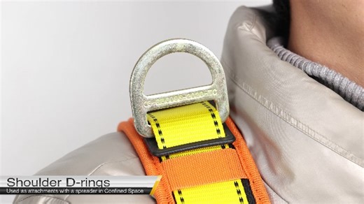 Watch Fall Protection Safety Harness with 4 Quick Release Buckle on Amazon Live