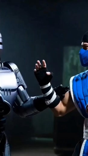 Sub Zero vs RoboCop 🎭#bloodybattle #fypシ #robocop #subzero