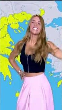 Best Weather Girl Eleni Happy Day got viral