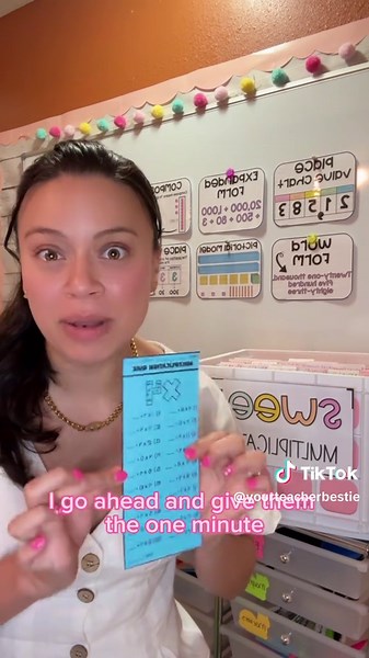 How I got my 40 third graders to become multiplication masters 🤩#mathteacher #elementarymath