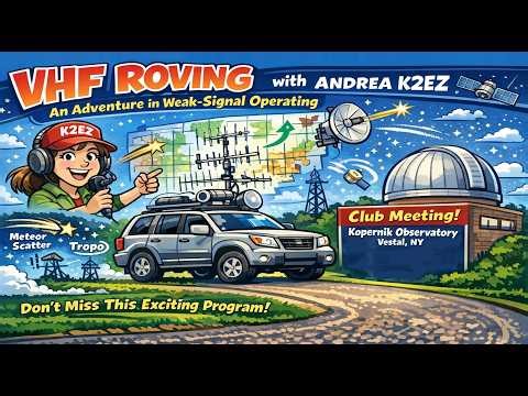 VHF Roving by Andrea K2EZ - March 2026