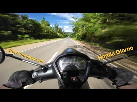 Honda Giorno Full Run Stock Top Speed | Jariels pababa