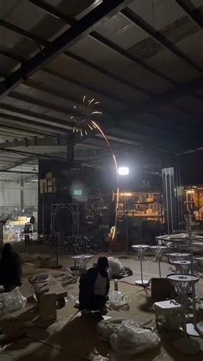 Fireworks lights #Creative lighting installations #Lighting installations #Art installations