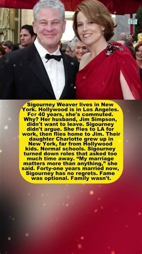 "Fame Was Optional, Family Wasn't" — Sigourney Weaver's 41-Year Secret ❤️