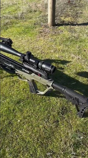 Shooting the Barnett Hyper XP 405 Crossbow with Vortex High Power rifle scope 4-12-40 MOA reticle!