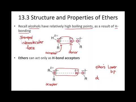 Structure and Properties of Ethers