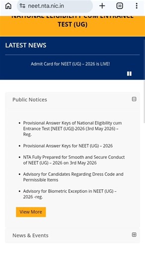 How to download neet ug 2026 provisional answer key|neet ug 2026 provisional answer key link live aj