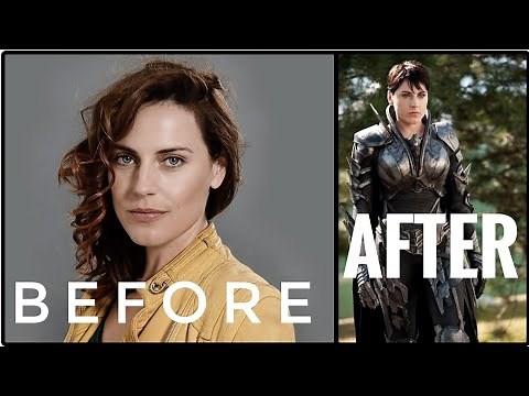Antje Traue aka Faora UI Superman's Villain Working Out