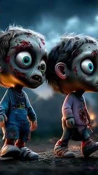 Zombie Kids Try to Escape the Graveyard!