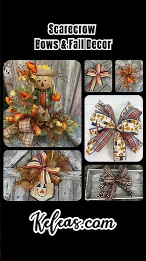 Fall Scarecrow DIY Compilation: Bows, Swags & Door Hangers