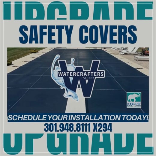 Watercrafters Loop-Loc Safety Covers Gaithersburg Maryland Pool Service