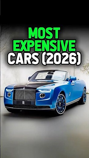 The 3 Most Expensive Cars Ever Made 😳