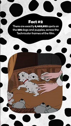 These One Hundred and One Dalmatians facts are spot on.