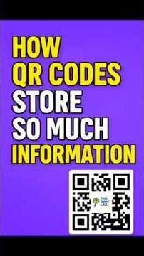 How QR Codes Store So Much Information #qrcode #information #the5whlab #scienceexplained