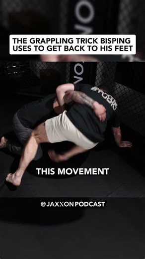 The Grappling Trick Bisping Uses To Get Back to His Feet