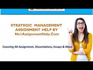Strategic Management Assignment Help By MBA Professionals