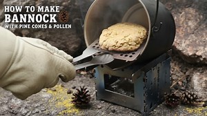 Wild Bannock Recipe – Pine Cones & Pine Pollen Edition!