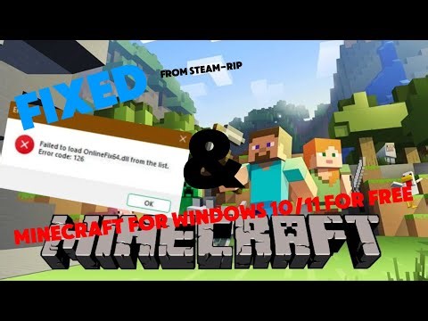 How to download Minecraft last version for windows & solution for onlinefix64.dll